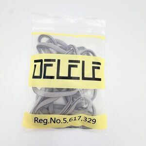 DELELE‎ Pair Oval Shoelaces Light Blue 51.18 Inch Athletic Sneaker Laces NEW